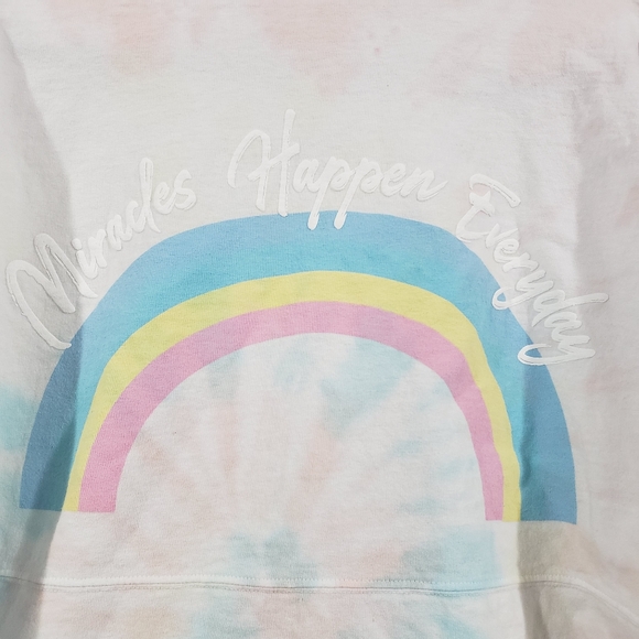 SPIRIT JERSEY Womens Rainbow Tie Dye Bubba Gump Shrimp Long Sleeve Shirt Size L - Picture 7 of 13
